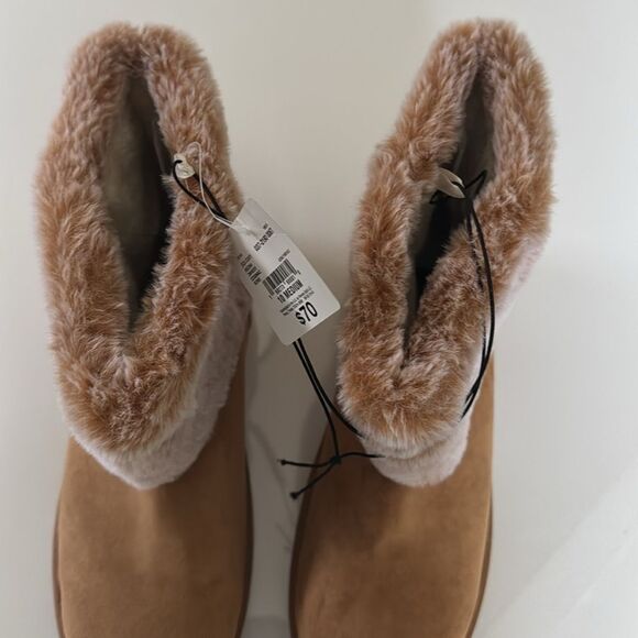 Arizona Fleece Boots Womens 10 Brown Sherpa - Picture 3 of 5
